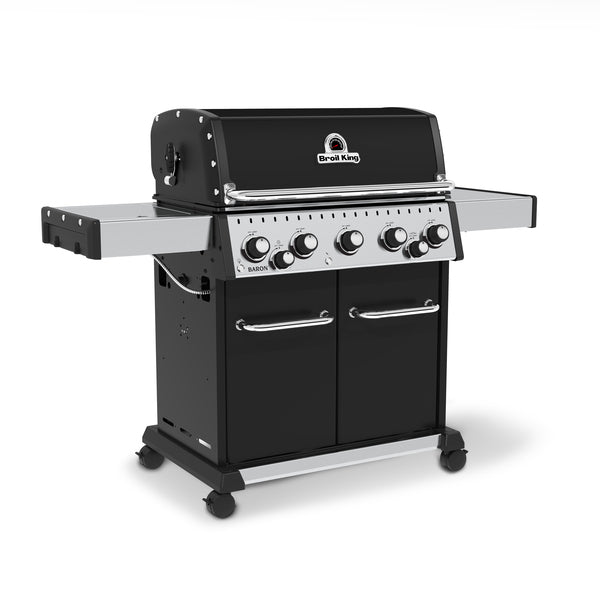 Broil King Baron 590 Pro Freestanding Gas Grill with Rotisserie and Side Burner - 876244