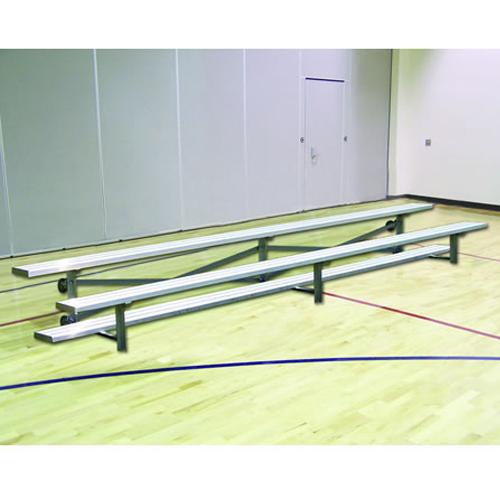 Bleacher - 7-1/2 ft. 2 Row - Double Foot Plank - Tip & Roll - 275TRG