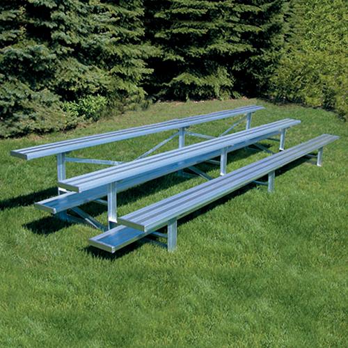 3 Row 27' Outdoor Standard Aluminum Bleacher - BL3A27