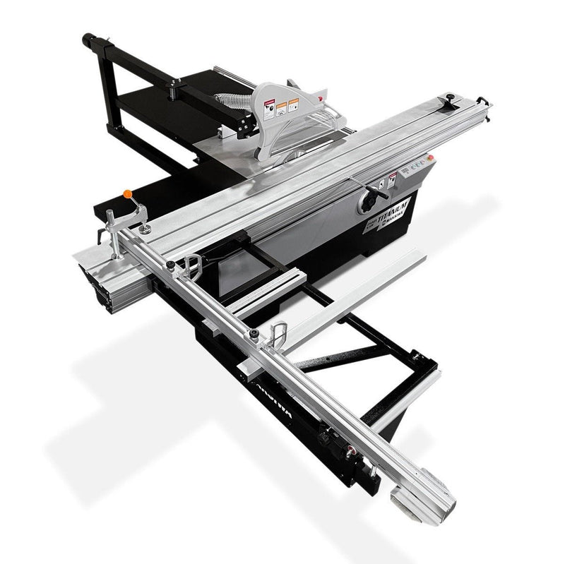 Maksiwa Sliding Panel Saw Titanium - BMT.3200.IR - 5HP 1 Phase Crosscut, Blade Covers 90° & 45°