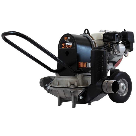 BravePro 89 GPM 3" Self-Priming Diaphragm Water Pump BRP750DP3