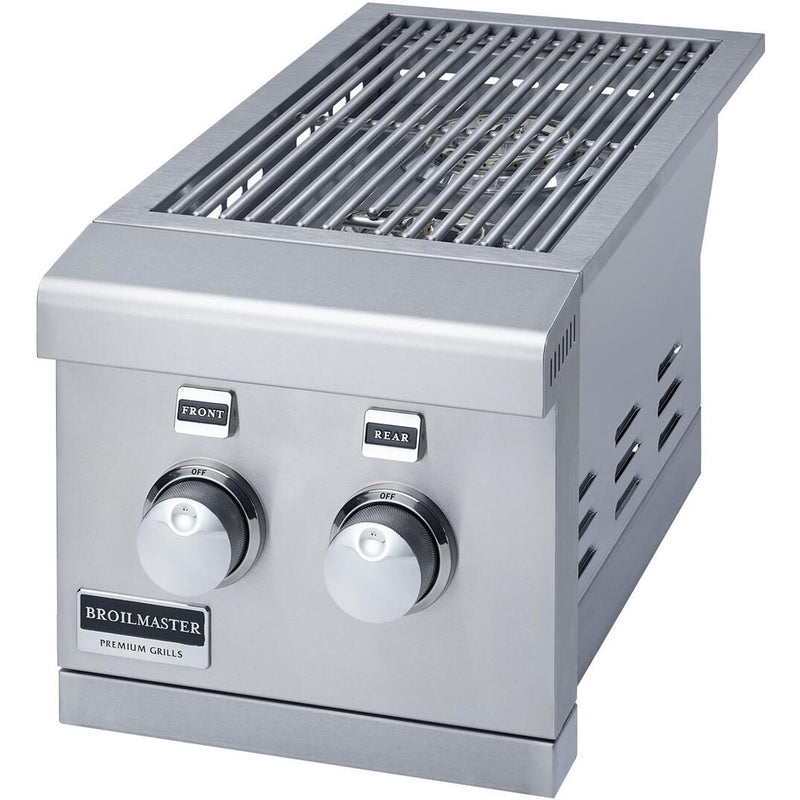 Broilmaster 12-Inch Slide-In Double Side Burner in Stainless Steel - BSABF12N