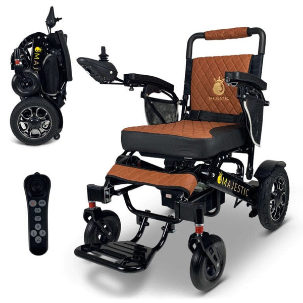 ComfyGo Majestic IQ-7000 Remote Control Folding Electric Wheelchair - IQ-7000 - Backyard Provider