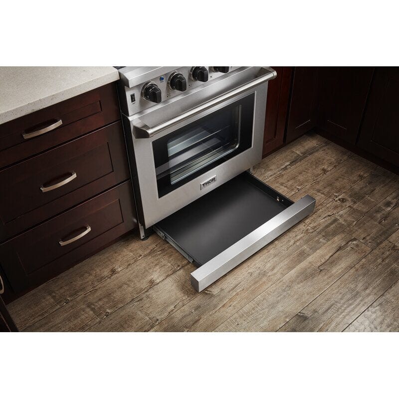 Thor Kitchen Appliance Package 30 in. Natural Gas Range, 30 in. Range Hood, AP-LRG3001U