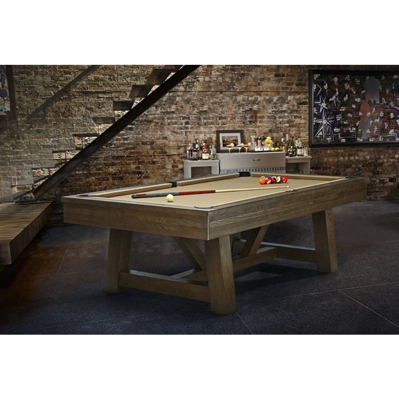 Brunswick Billiards Botanic Pool Table - Rustic Dark Brown - 28681700350