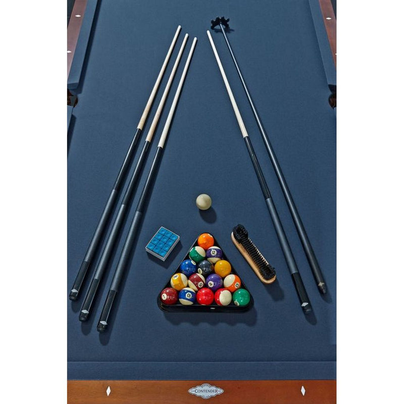 Brunswick Billiards Santini Espresso 8 Foot Pool Table Post Legs - 28650801350