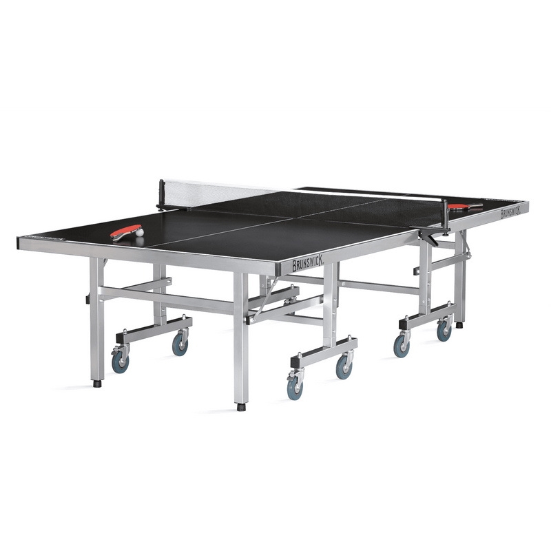 Brunswick Smash 7.0 Black Indoor/Outdoor Table Tennis Ping Pong Table I/O - 51871150001