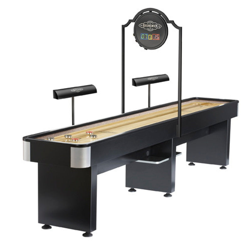 Brunswick Delray II Shuffleboard Table in Black - DELRII12