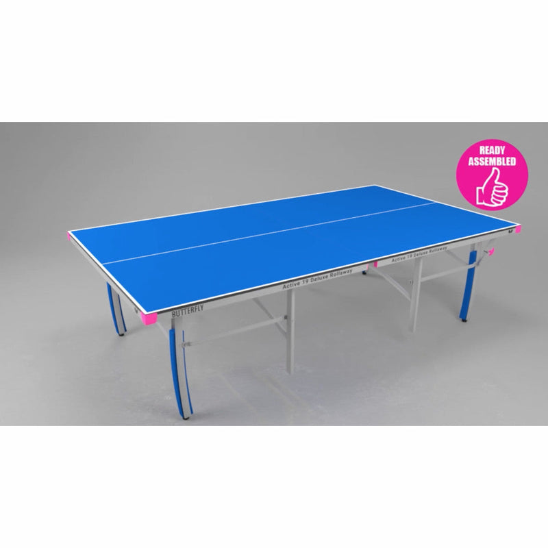 Butterfly Active 19 Deluxe Ping Pong Table - TAC19DXBL