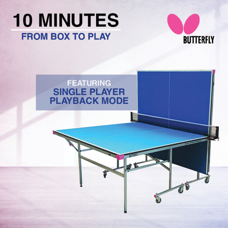 Butterfly Active 19 Home Ping Pong Table - TAC19DXBL