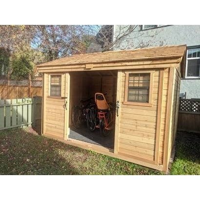 Outdoor Living Today 12'x8' Slider Cabana Garden Shed - CB128-SLIDER