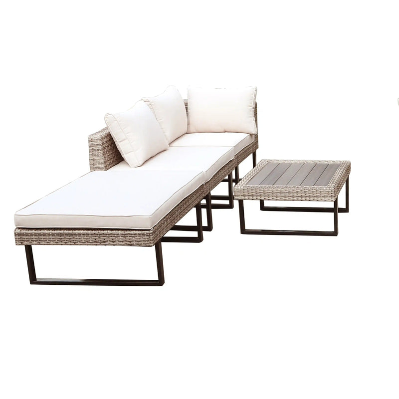 Deko Living Outdoor Corner Patio Sectional & Tables - COP30008