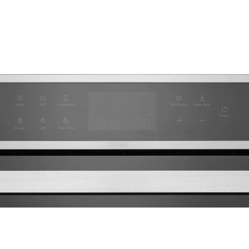 ROBAM 30-Inch Built-In Convection Wall Oven with Air Fry & Steam Cooking in Stainless Steel with Onyx Black Tempered Glass - CQ762