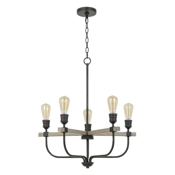 Cal Lighting 60W X 5 Sion Metal Chandelier FX-3734-5