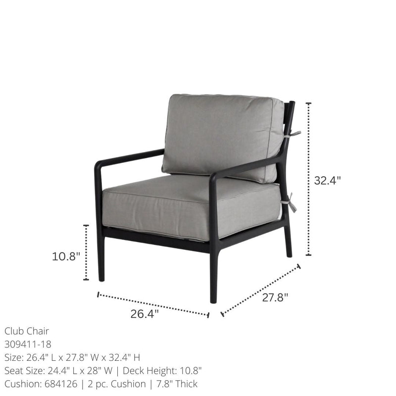 Hanamint Cedar Club Chair - 309411-18