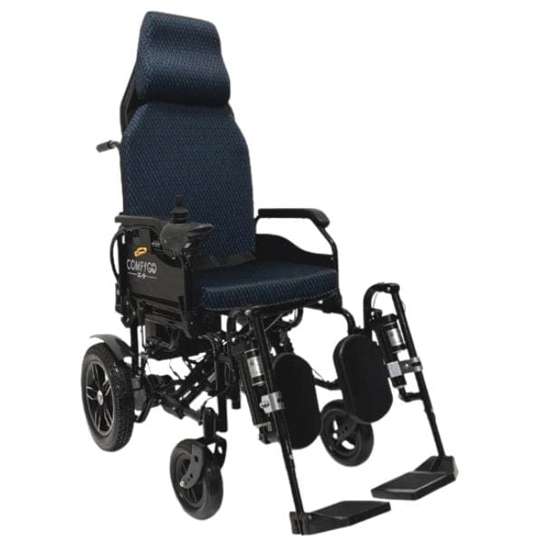 ComfyGo X-9 Electric Wheelchair with Automatic Recline - Backyard Provider