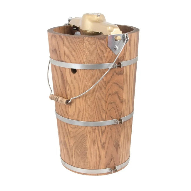 Country Freezer - Ice Cream Maker - Classic Wooden Tub - Hand Crank - 8 Quart - 5008-CFW6H-2