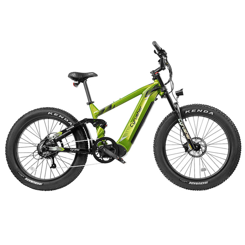 Cyrusher Sport Ranger Mountain All Terrain Air Shock Full Suspension Electric Bike