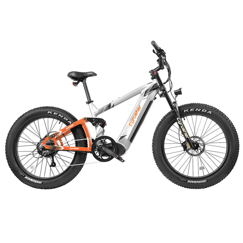 Cyrusher Sport Ranger Mountain All Terrain Air Shock Full Suspension Electric Bike