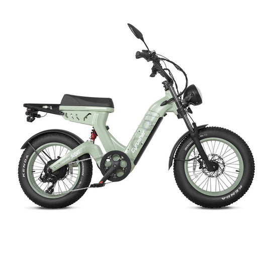 Cyrusher Scout Moped-style Step-Through Full Suspension Electric Bike