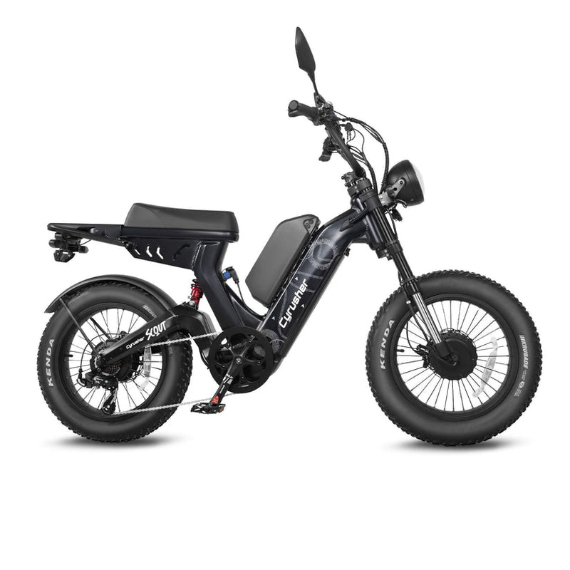 Cyrusher Scout Moped-style Step-Through Full Suspension Electric Bike