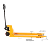 Apollolift Loading and Unloading Warehouse Pallet Forklift Hand Pallet Jack 4400lbs.48"x27" - A-1002 - Backyard Provider