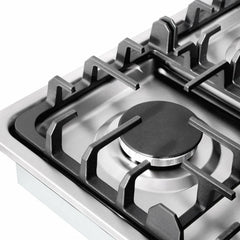 Cosmo 36" Gas Cooktop in Stainless Steel with 6 Italian Made Burners - COS-DIC366