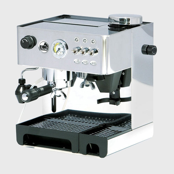 La Pavoni "Domus Bar" Espresso and Cappuccino Machine With Built-In Grinder (DMB)