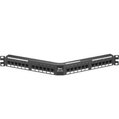 Panduit Punchdown Patch Panel, Cat 6A, Angled, 2 - DPA246X88TGY