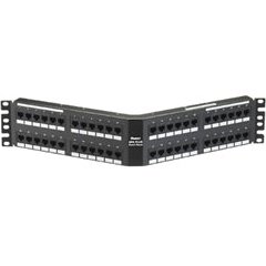 Panduit Punchdown Patch Panel, Cat 6, Angled, 48 - DPA48688TGY