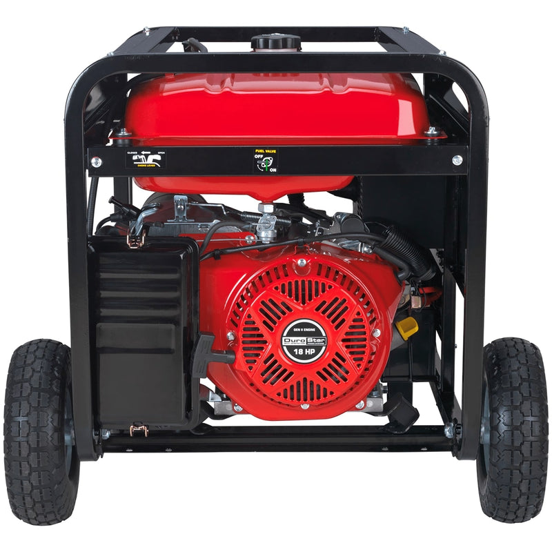 DuroStar 10000-Watt 440cc Portable Gas Generator w/ Electric Start and Wheel Kit - DS10000E