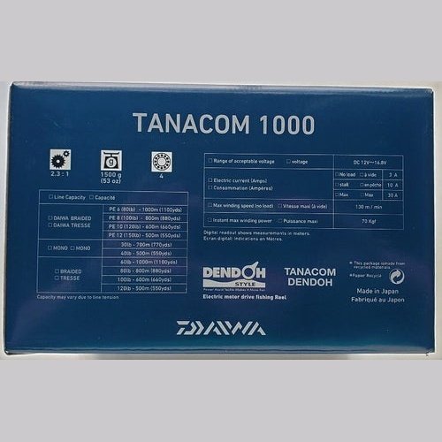 DAIWA Tanacom 1000 Power Assist Electric Reel - TANACOM1000