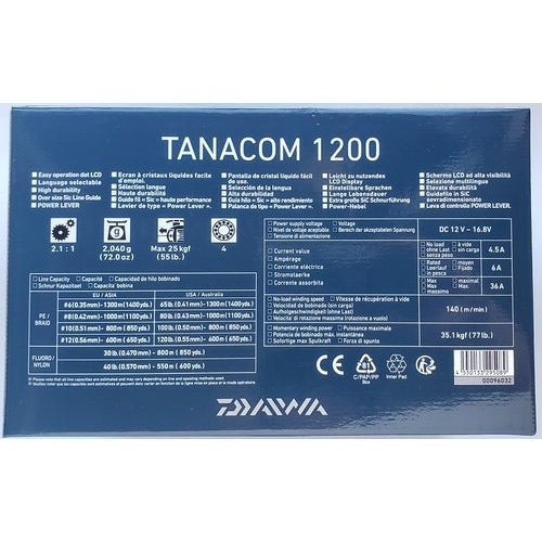 Daiwa Tanacom 1200 Power Assist Electric Reel - TANACOM1200