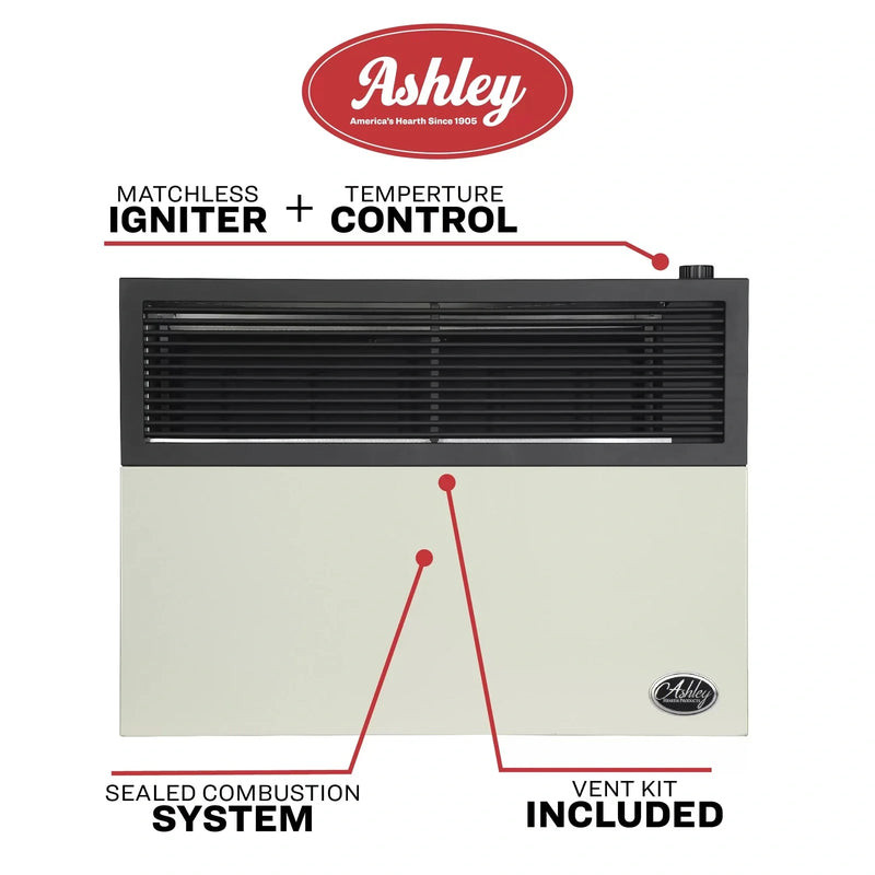 US stove 25,000 BTU direct vent propane wall heater