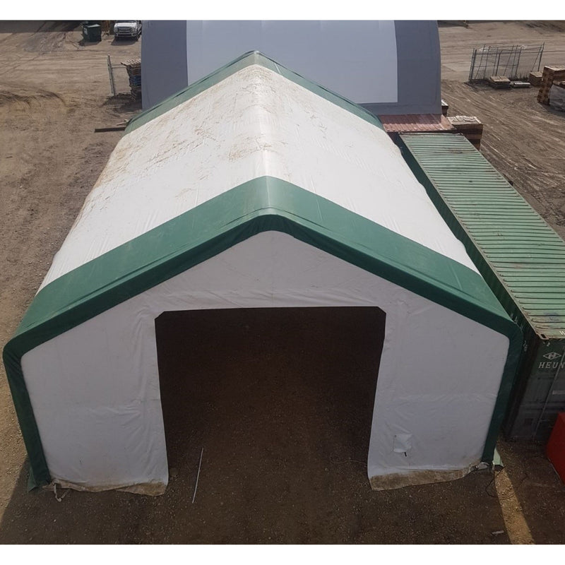 Gold Mountain Double Truss Storage Shelter W30'xL80'xH20'