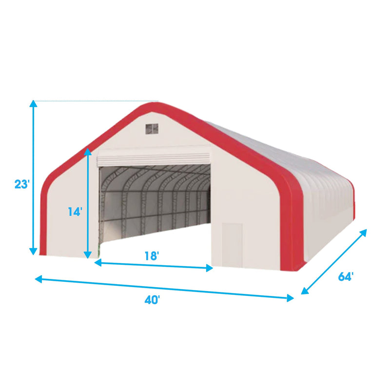 Gold Mountain Double Truss Storage Shelter W40'xL64'xH23'