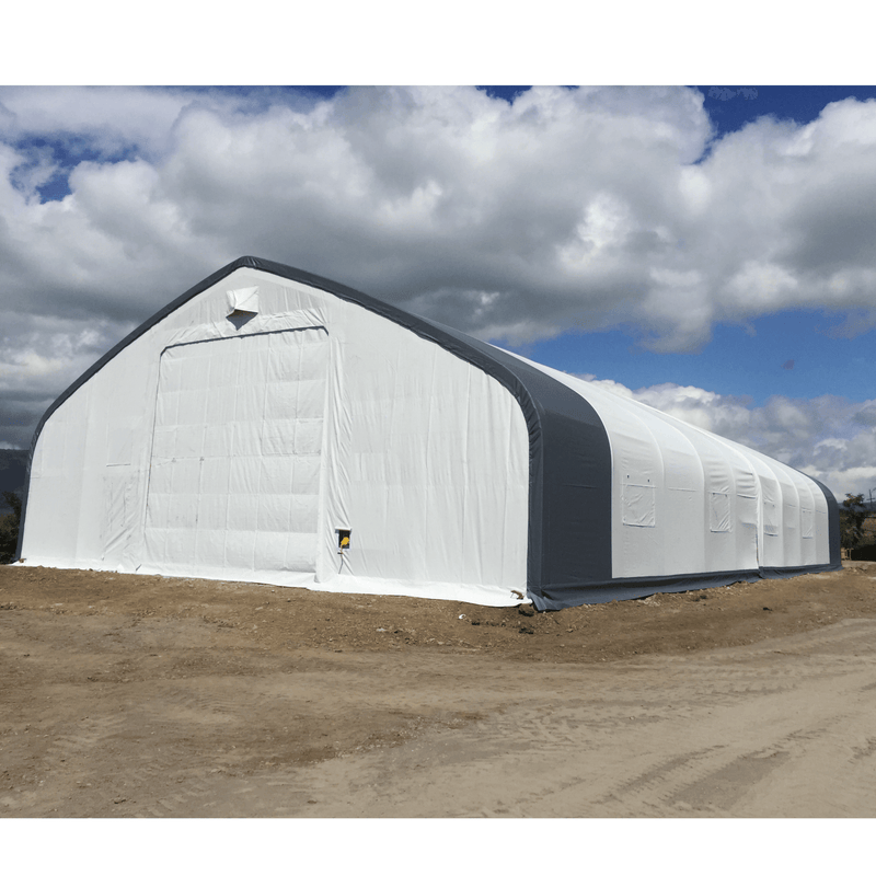 Gold Mountain Double Truss Storage Shelter W50'xL80'xH23'