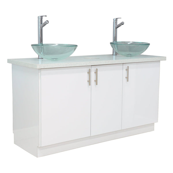 Whale Spa - Double Sink With Center Hole Cabinet