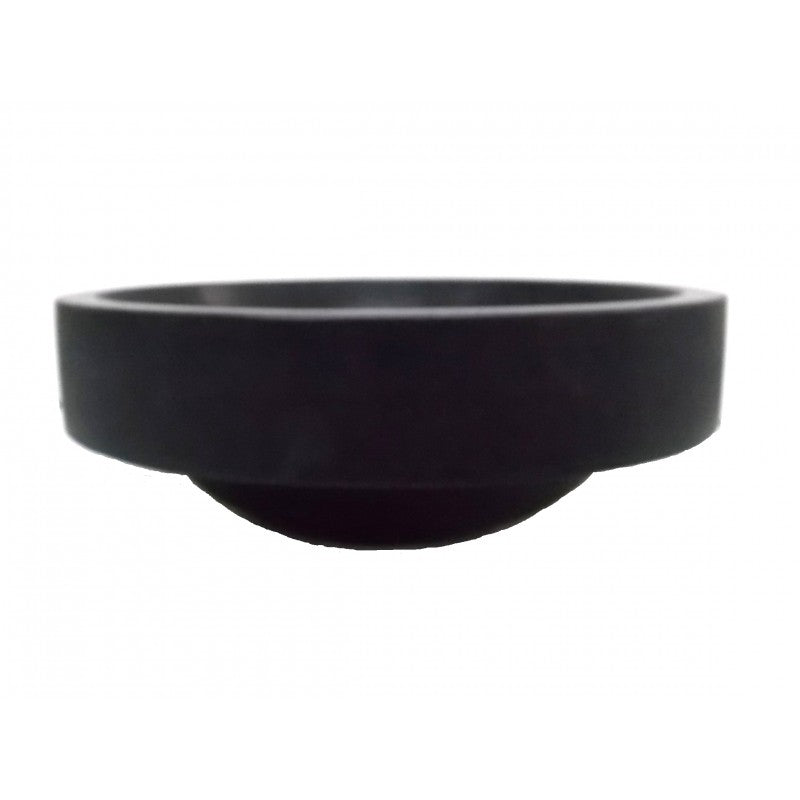 Eden Bath Semi Recessed Lava Stone Vessel Sink With Apron - EB_S034LS-H