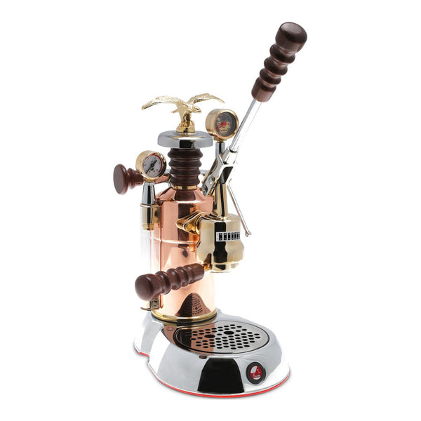 La Pavoni Esperto Edotto Copper and Chrome Espresso Machine (ESPED-16)