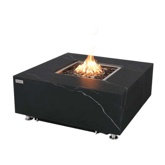 Elementi Plus Sofia Marble Porcelain Fire Table OFP103BB