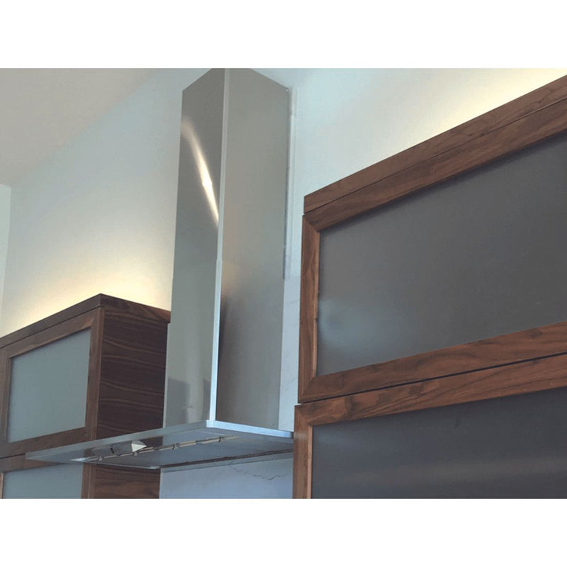 Faber Diamante Wall Mount Range Hood With Size Options In Stainless Steel - DIAM30SS