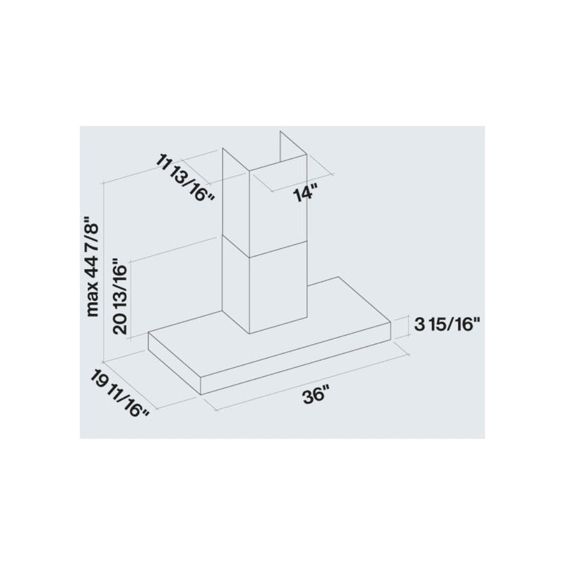 Falmec Line Pro Nrs 600 Cfm Wall Mount Range Hood in Stainless Steel - Fnlin30w6ss