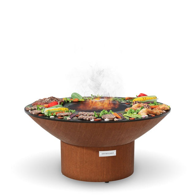 Arteflame 40" Fire Pit with Cooktop - AFCL40NB