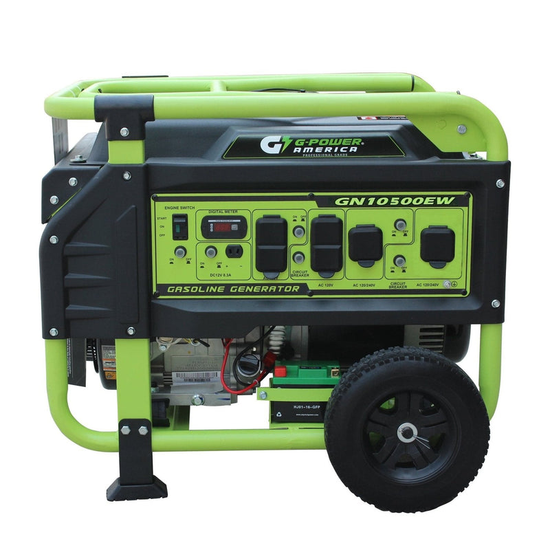 Green-Power America 10500 watts Gas Generator with Electrical Start - GN10500EW