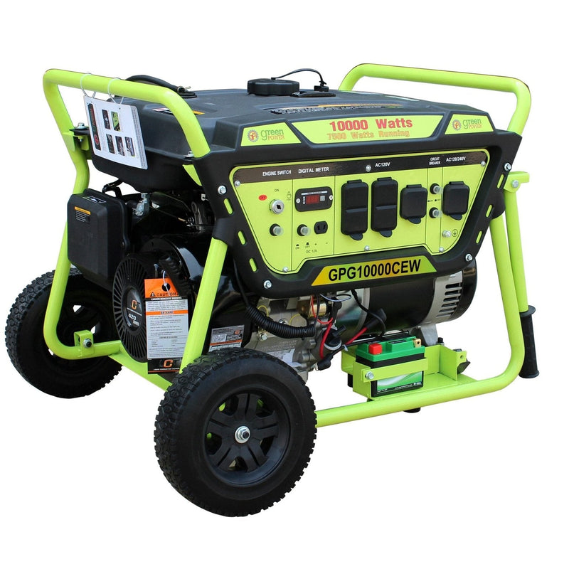 Green-Power America LTL 10000Watts Gasoline Powered Generator - GPG10000CEW