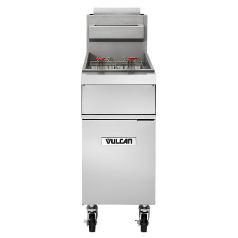 Vulcan 35-40 Lb. Liquid Propane Floor Fryer - 90,000 BTU - 1GR35M