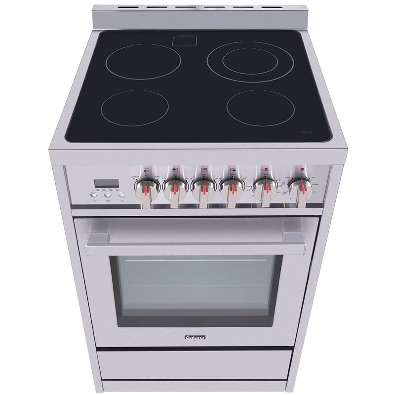 Galanz 24 in. Electric Slide-In Range in Stainless Steel - GL1FR24ASSARN