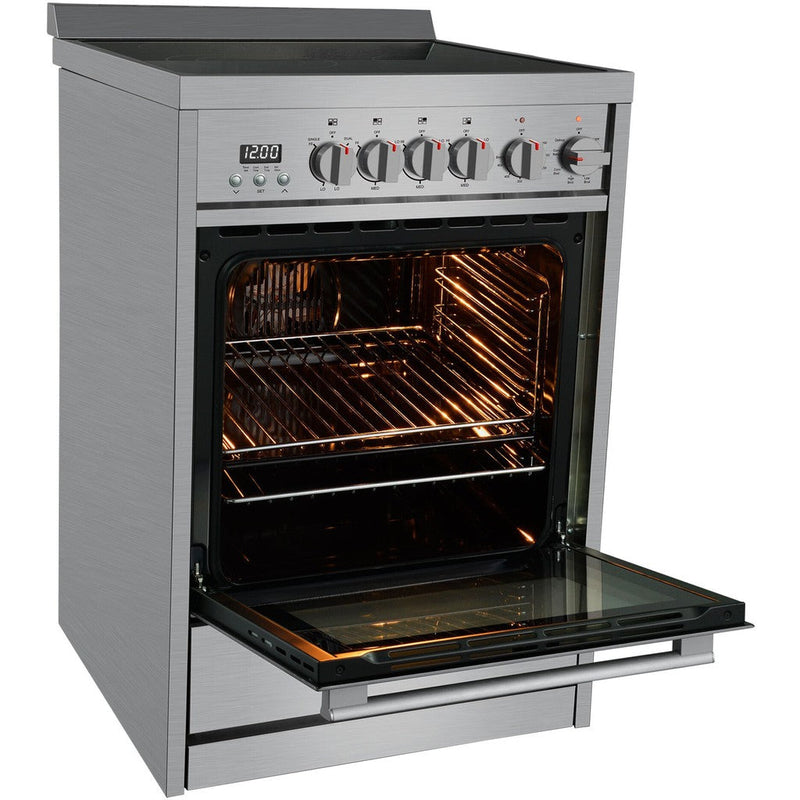 Galanz 24 in. Electric Slide-In Range in Stainless Steel - GL1FR24ASSARN