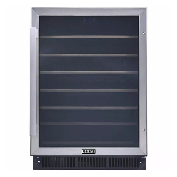 Galanz 24 in. 47-Bottle Built-In Wine Cooler in Stainless Steel - GLW57MS2B16